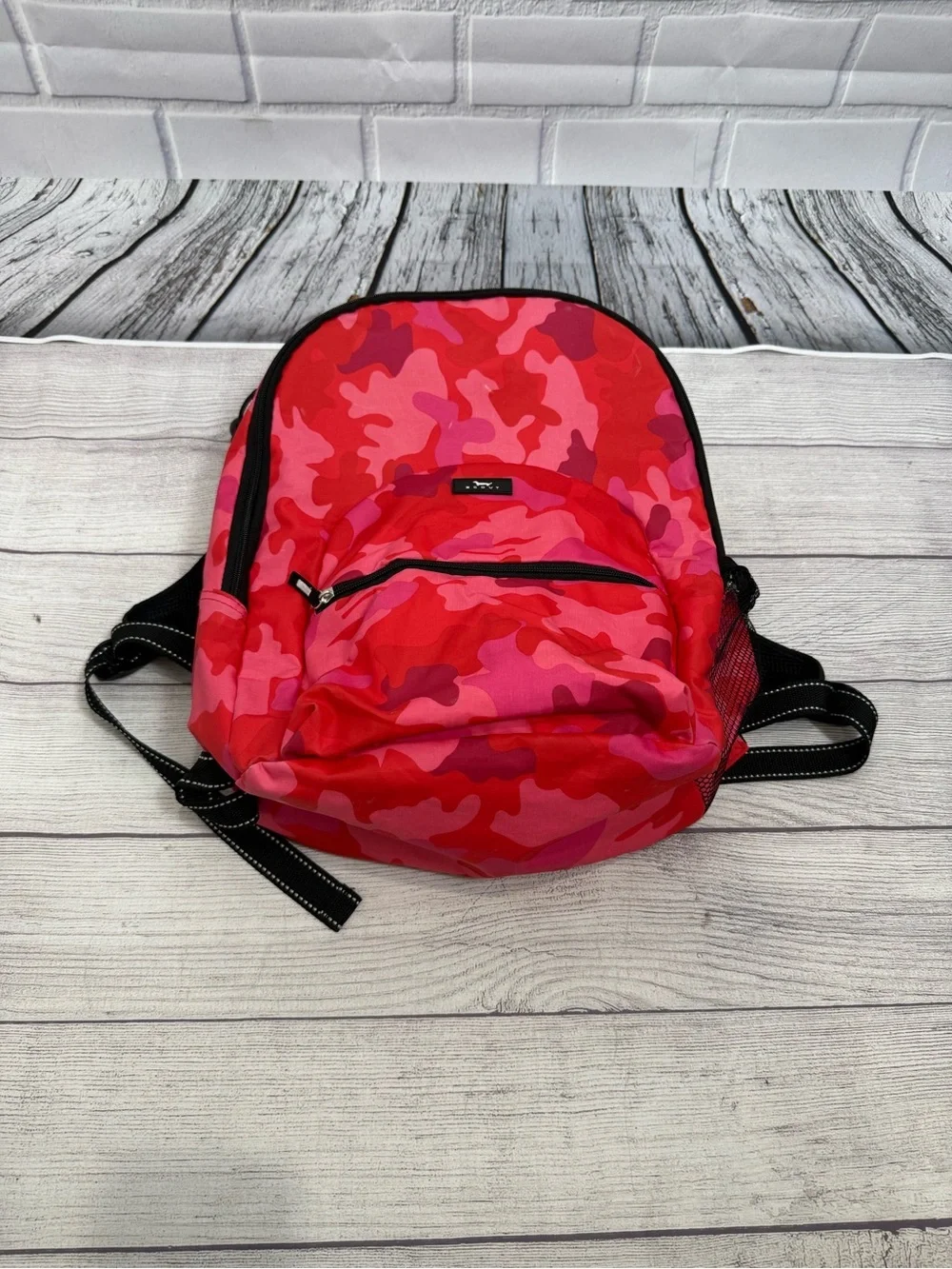 SCOUT Big Draw Pink Red Camo Backpack 12x17x7 Travel School Bag
